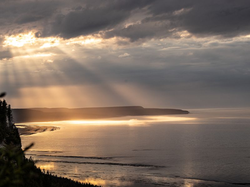 Belvédère Pointe-Kakawi en fin de journée, crédit photo QVO